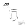 Set de  2 tasses double paroi Ginkgo+Cerisier 180ml – Image 3