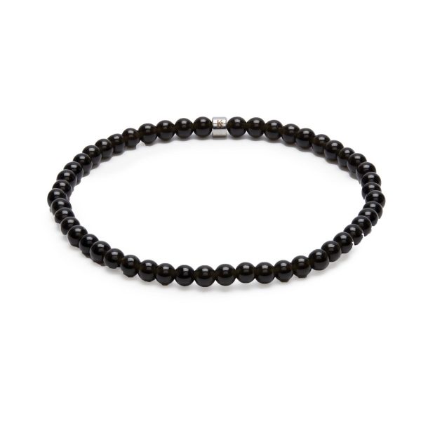 Mini Bracelet "Energie" en Obsidienne