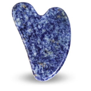 1 Gua Sha en Sodalite Bleue + Housse