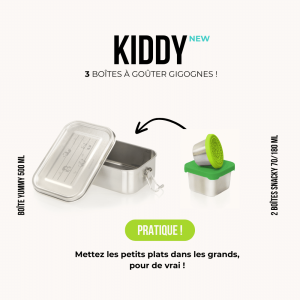 Boîte à goûter KIDDY PANDAS 500ml