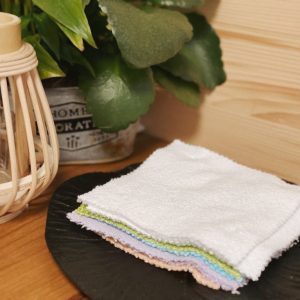 Lot de 8 lingettes pour la maison en fibre de Bambou.