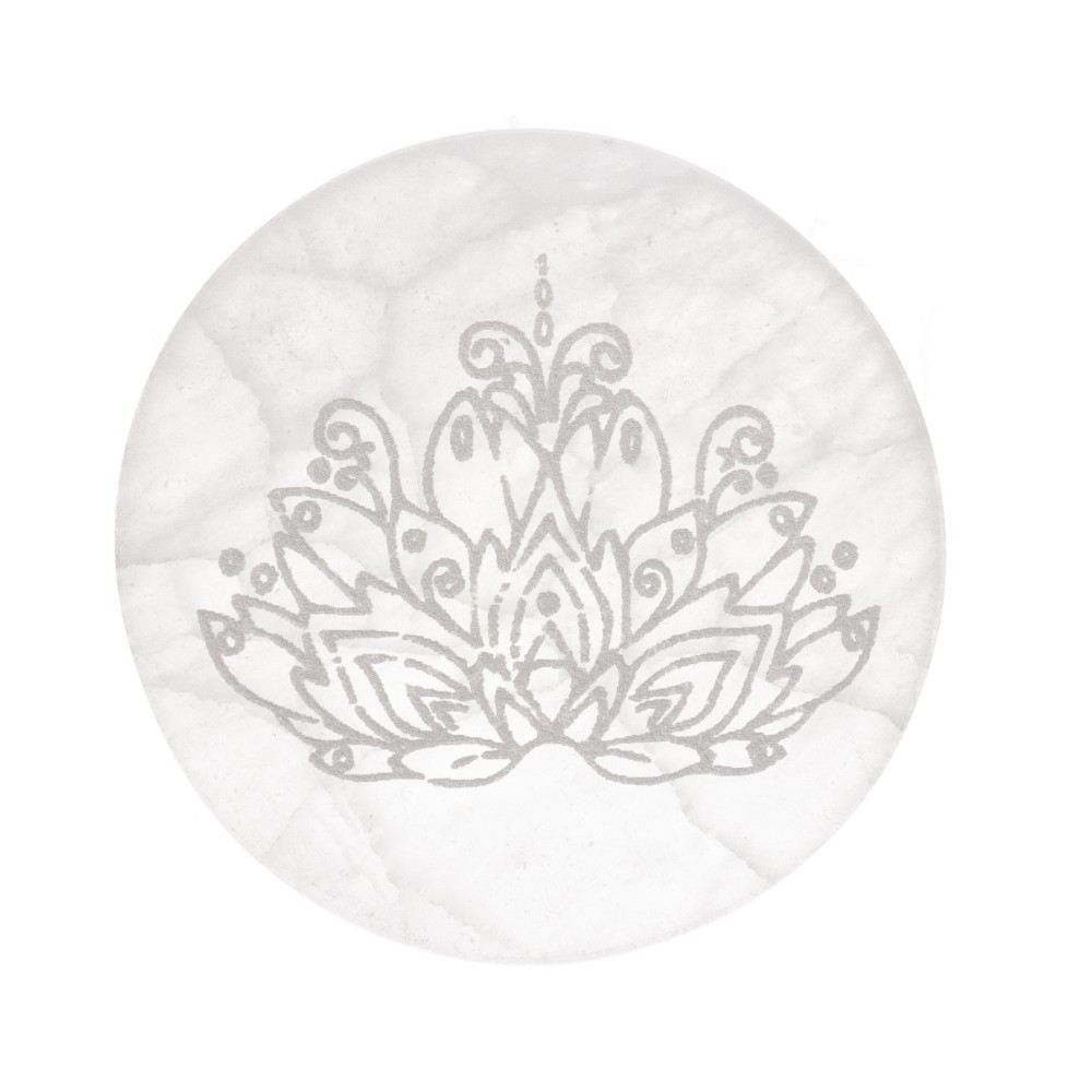 Plaque circulaire en sélénite. – Image 12