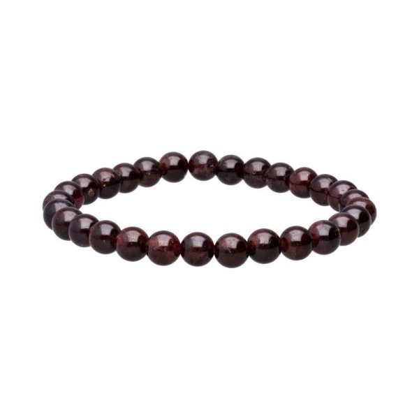 Bracelet en grenat 6mm – Image 2