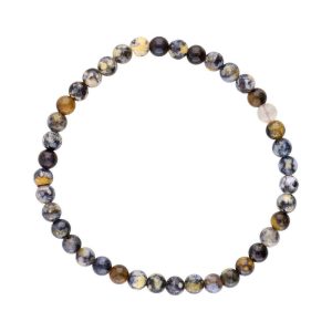Bracelet Jaspe Bleu Océan 4 mm