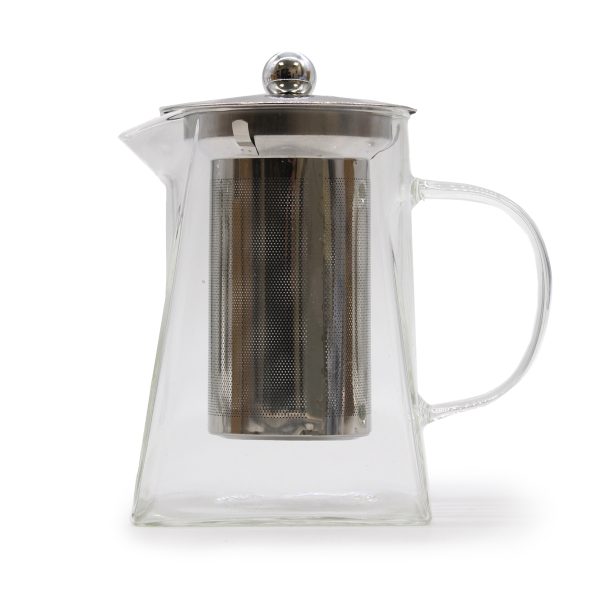 Théière à Infusion en Verre - Forme de Tour - 780m