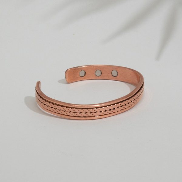 Bracelet de santé en cuivre avec 6 aimants – Image 2