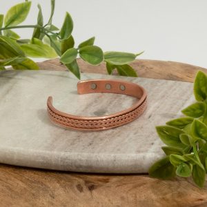 Bracelet de santé en cuivre avec 6 aimants