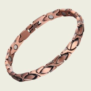 Bracelet de santé de luxe magnétique en cuivre (long) – 0,7 cm