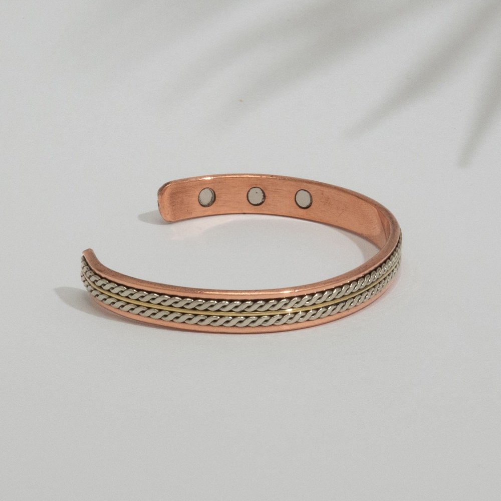 Bracelet de santé en cuivre avec 6 aimants