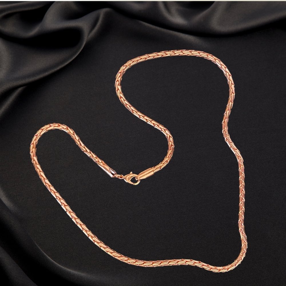Collier à maillons en cuivre pur – Image 3
