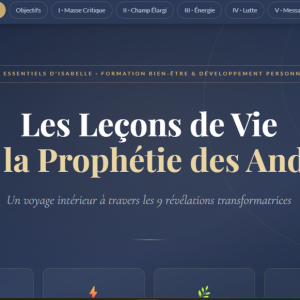 Formation « Les Leçons de Vie de la Prophétie des Andes »