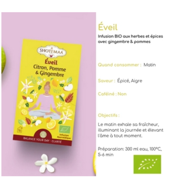 Tisane Bio Éveil (Gamme Harmonie) — Shoti Maa – Image 2