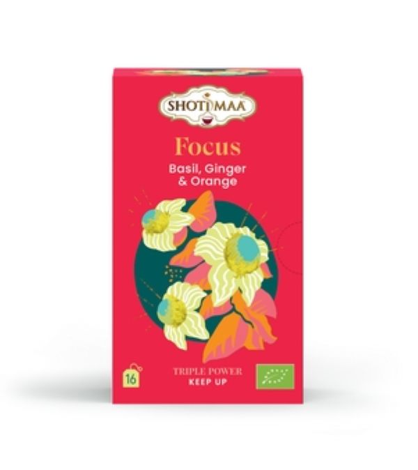 Tisane Bio Focus Shoti Maa | Infusion Basilic, Gingembre & Orange