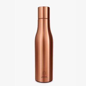 Bouteille d'eau en cuivre pur ± 950 ml/380 g (version extra lourde, dans un emballage cadeau de luxe)