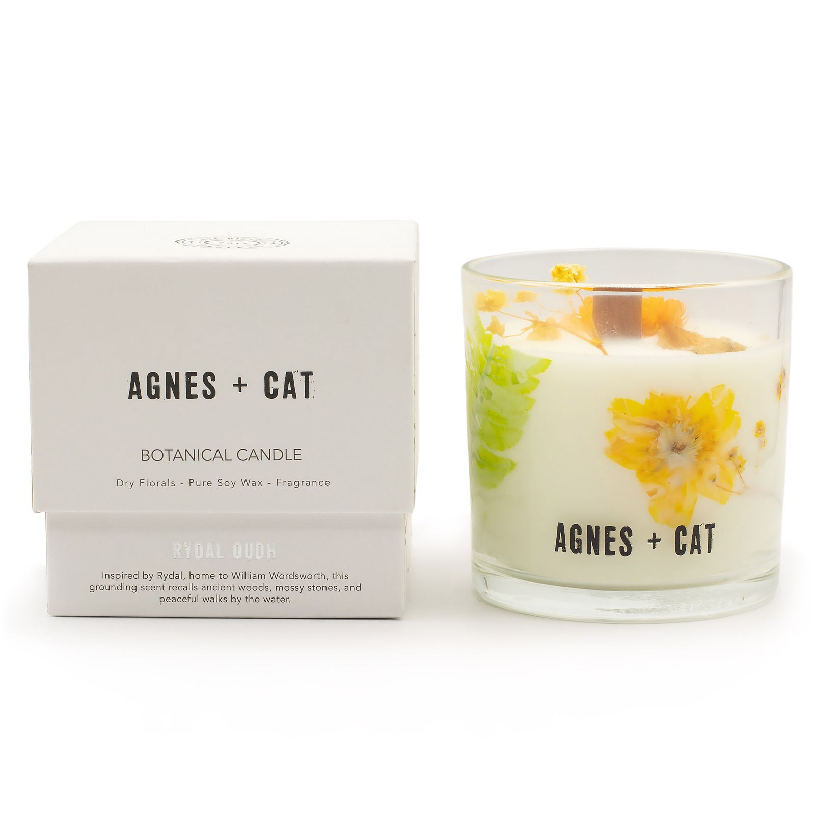 Bougie Végétale en Cire de Soja Agnes + Cat — Rydal Oudh