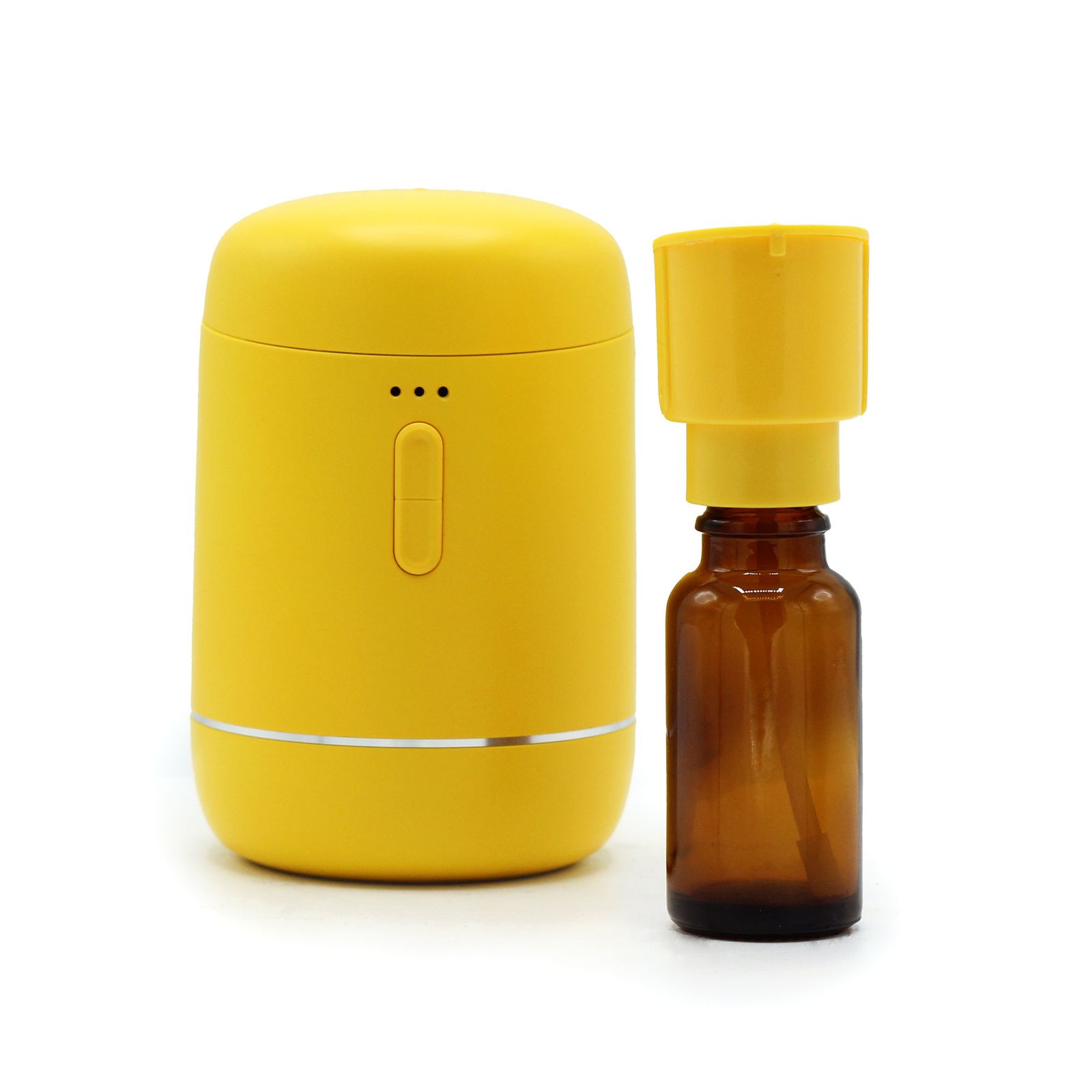 Diffuseur par Nébuliseur d'Huiles Essentielles Jaune Solaire (Rechargeable USB-C)