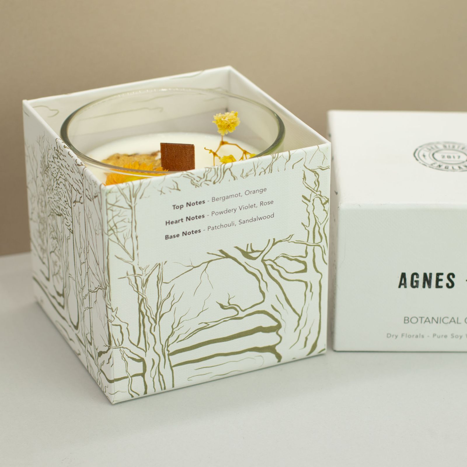 Bougie Végétale en Cire de Soja Agnes + Cat — Rydal Oudh – Image 2