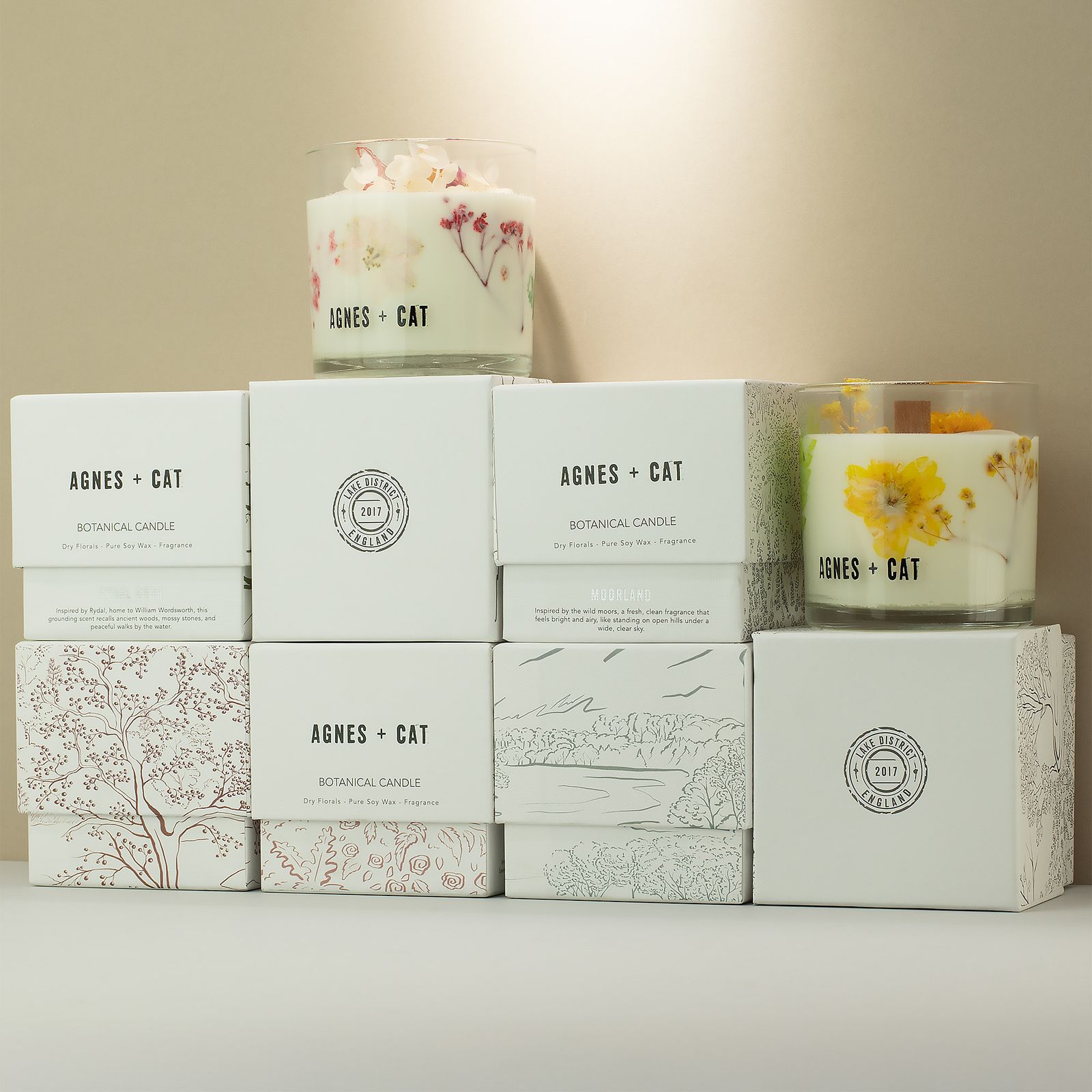 Bougie Végétale en Cire de Soja Agnes + Cat — Rydal Oudh – Image 3