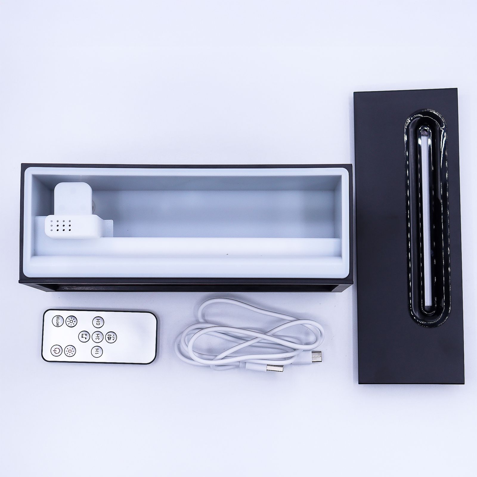Diffuseur d'Arômes Effet Flamme & Chant d'Oiseaux — Noir, USB, Changement de Couleurs – Image 3