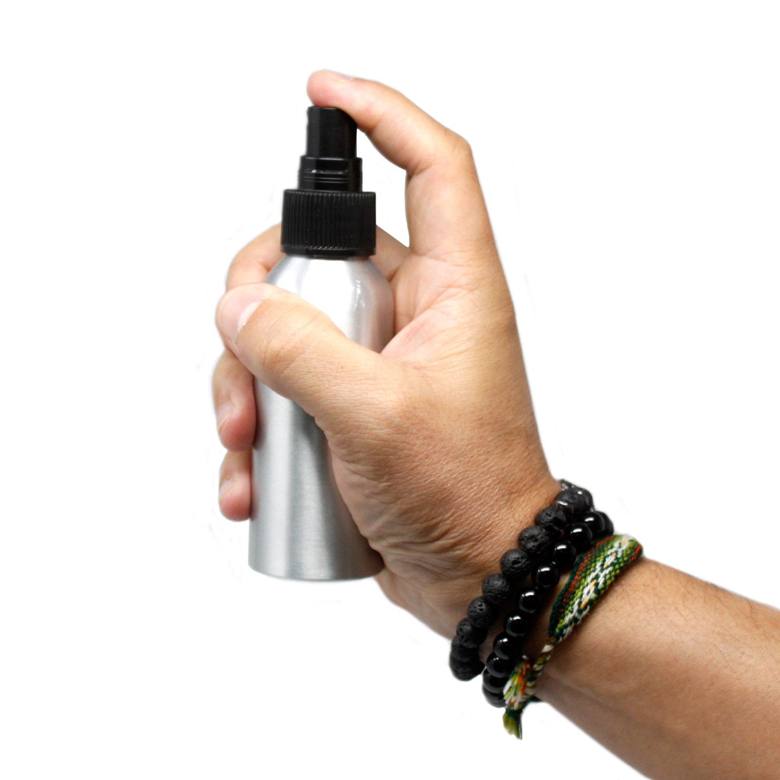 Flacon en Aluminium 100 ml avec Spray Noir — Zéro Déchet & Réutilisable – Image 3