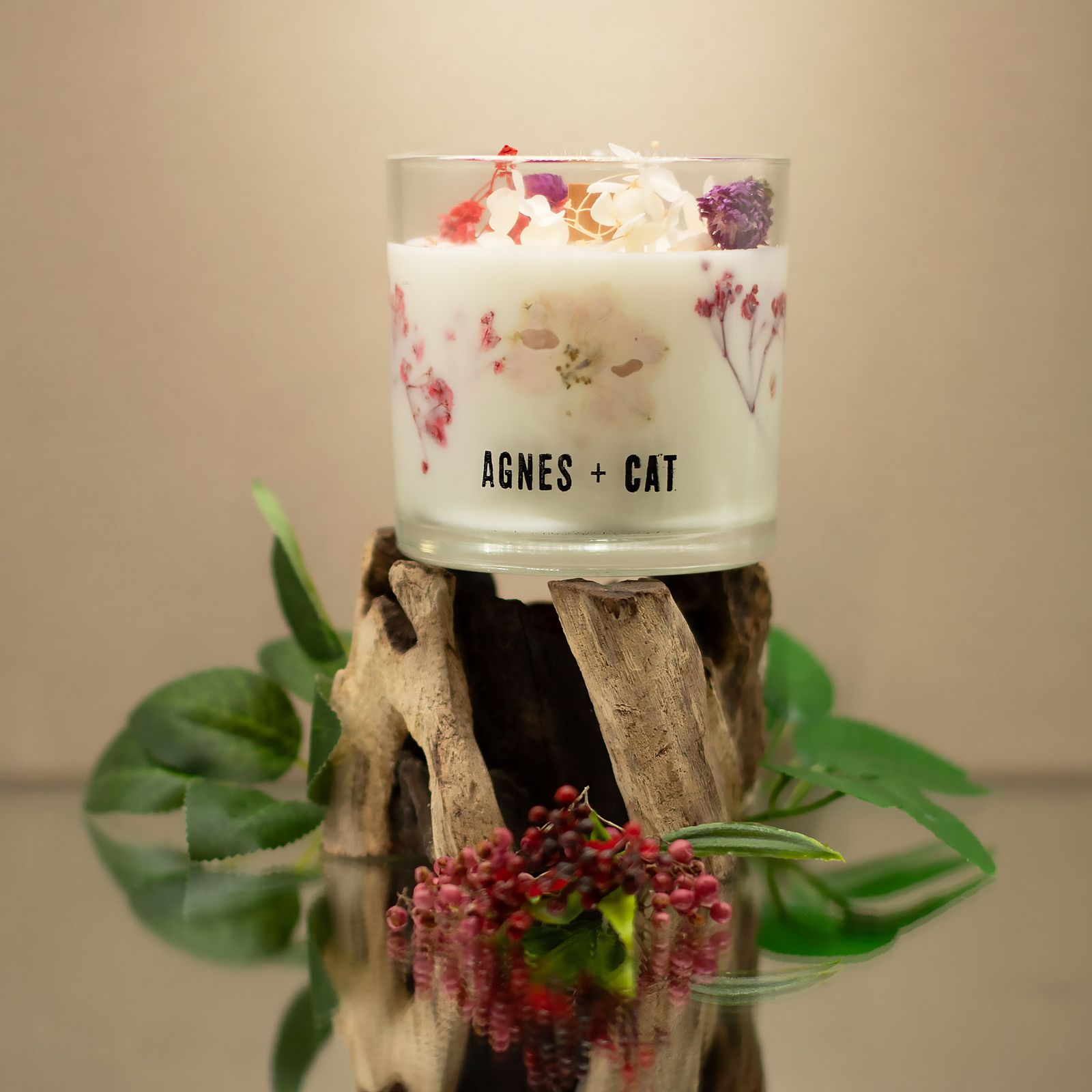 Bougie Végétale en Cire de Soja Agnes + Cat — Sawrey Roses – Image 3
