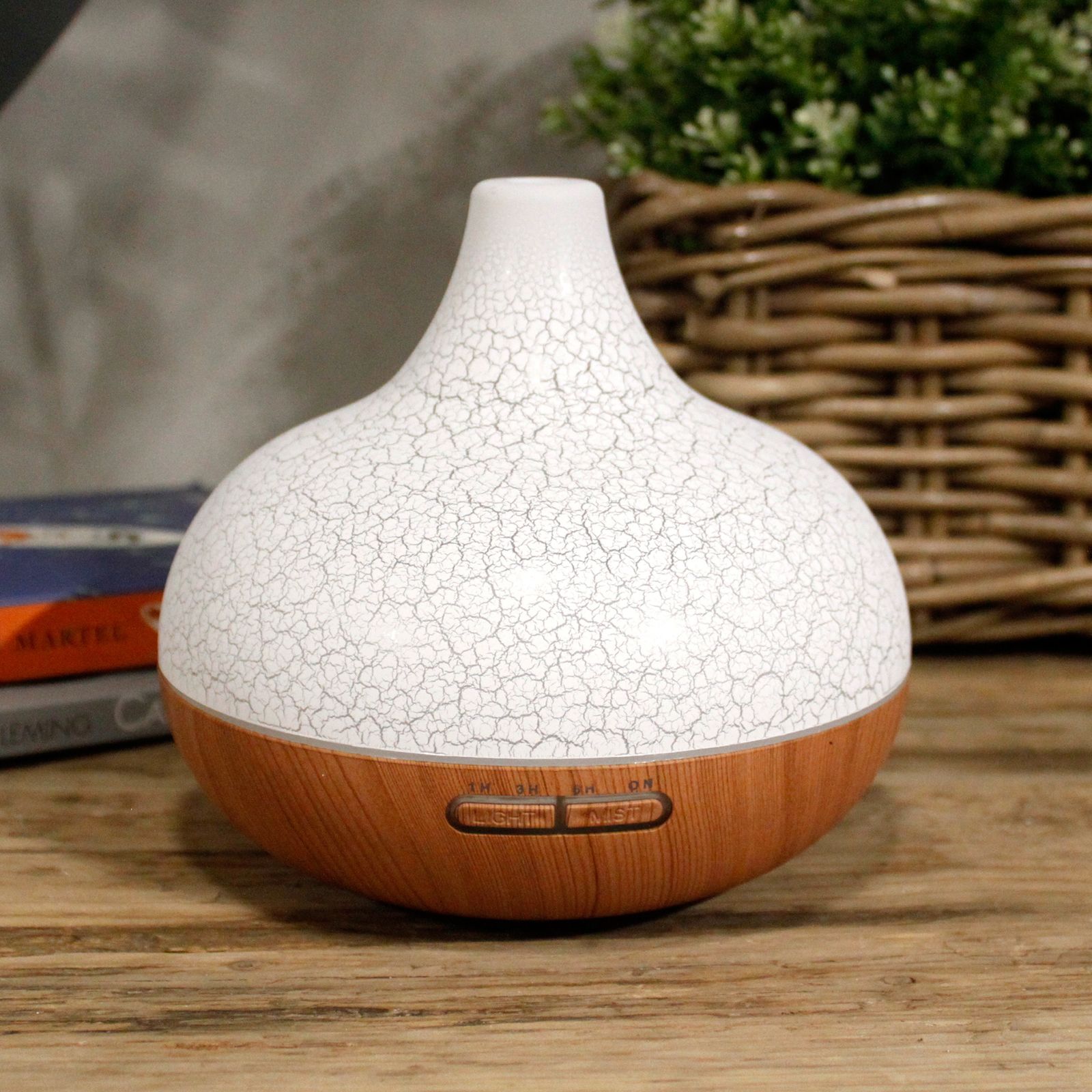Diffuseur d'Huiles Essentielles Ultrasonique "Aarhus" (USB, LED & Minuterie) – Image 6
