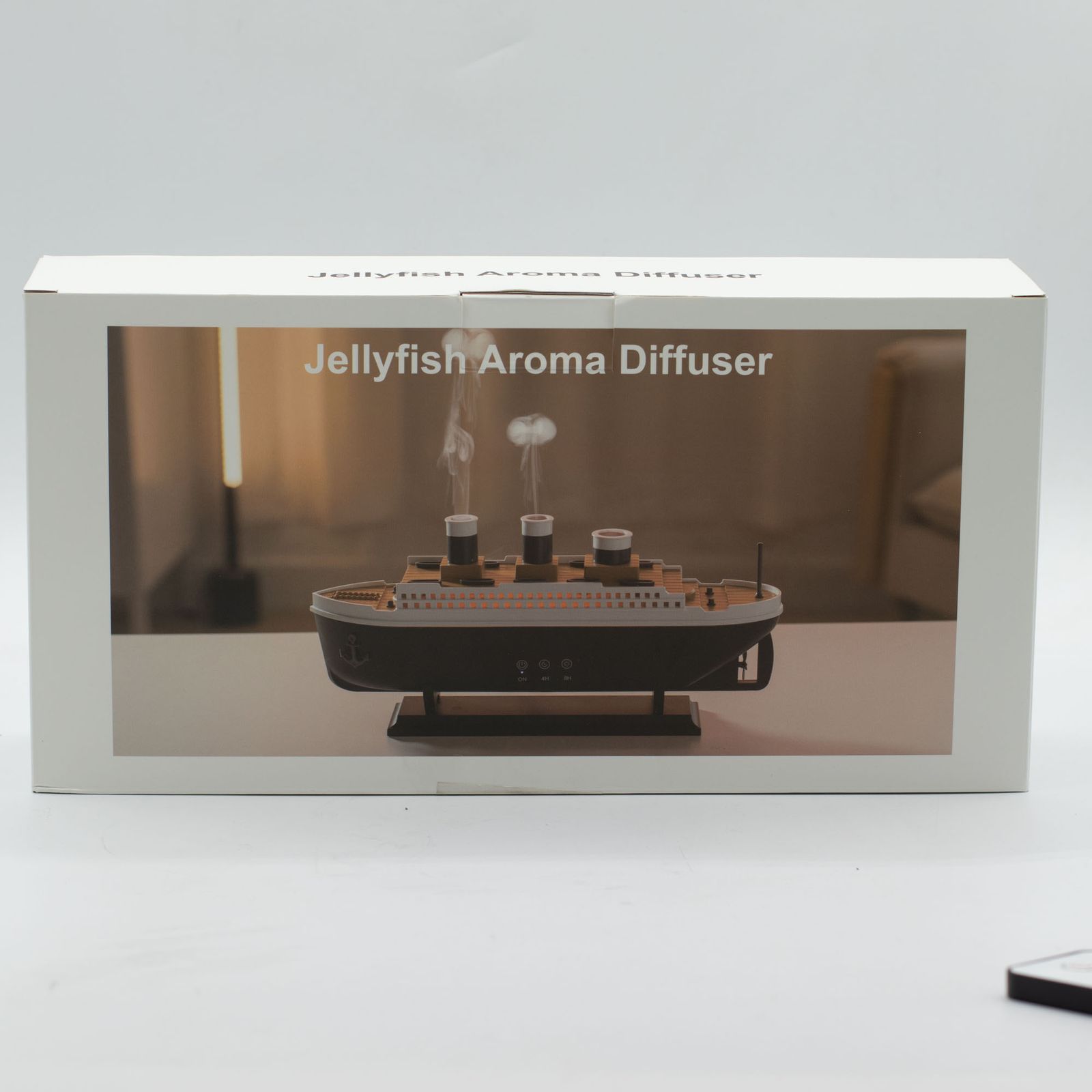 Diffuseur d'Huiles Essentielles Effet "Puff" & Modèle Navire — LED Multicolore – Image 8