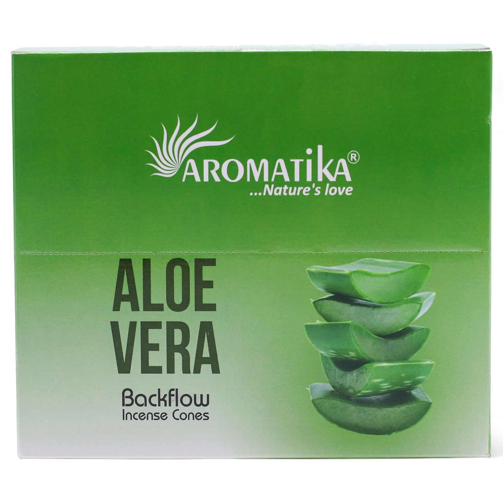 Cône d'Encens à Reflux Masala — Aloe Vera (Paquet de 10) – Image 5